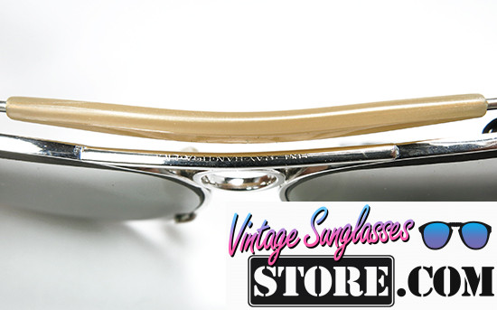 Ray Ban Shooter 10K White Gold Bausch & Lomb 58mm