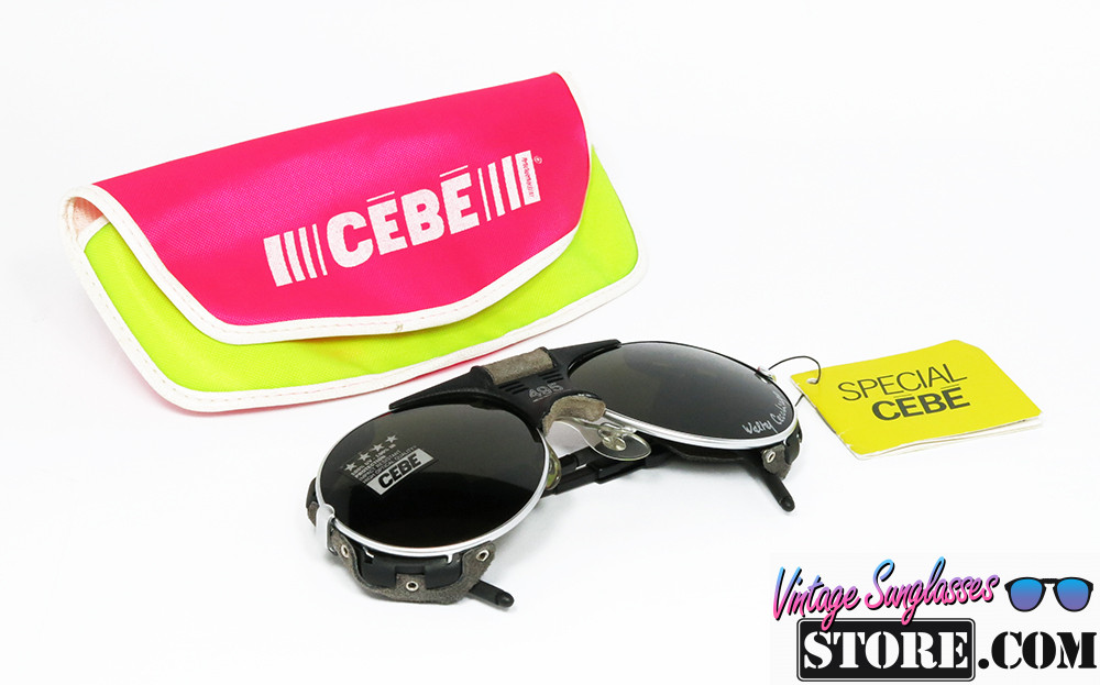 CE BE 495 GLACIER Silver aviator shields sunglasses