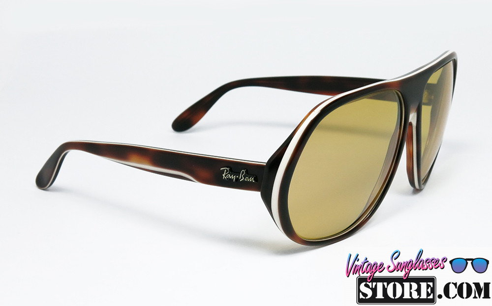 Ray Ban BLAZER Tortoise-White AMBERMATIC FLASHED MIRROR B&L
