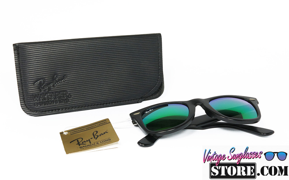 Ray Ban WAYFARER B&L Green Mirror