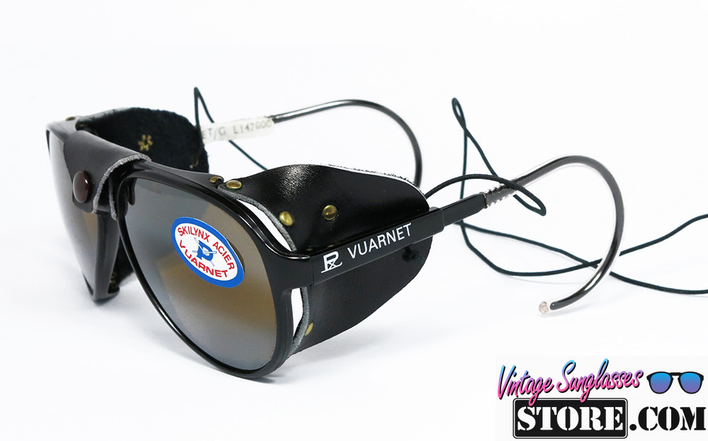 Vuarnet SKILYNX ACIER Black Aviator Side Shields sunglasses