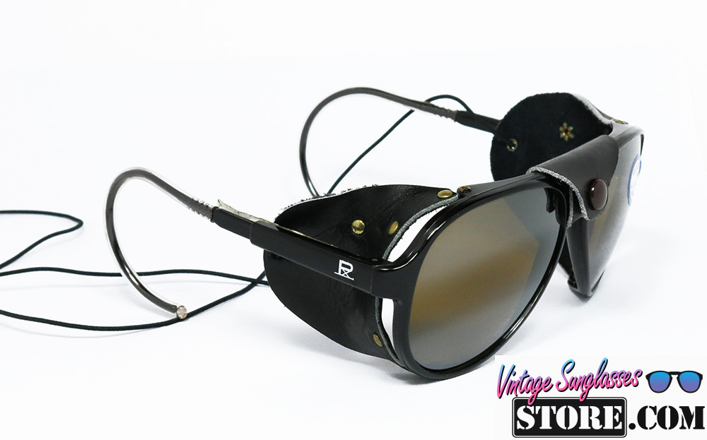 Vuarnet SKILYNX ACIER Black Aviator Side Shields sunglasses