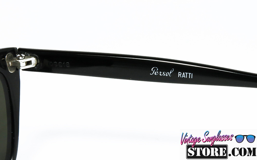ビンテージ✨Persol RATTI 09271-OF サングラス　黒×シルバー ビンテージ✨Persol RATTI 09271-OF サングラス 黒×シルバー