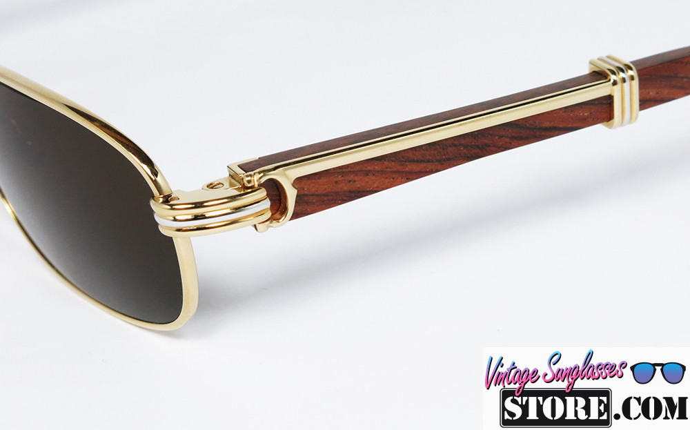 Cartier glasses sales wood arms
