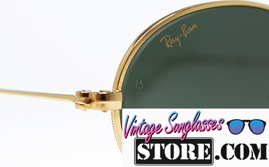 Ray Ban W0976 OVAL Golden sunglasses
