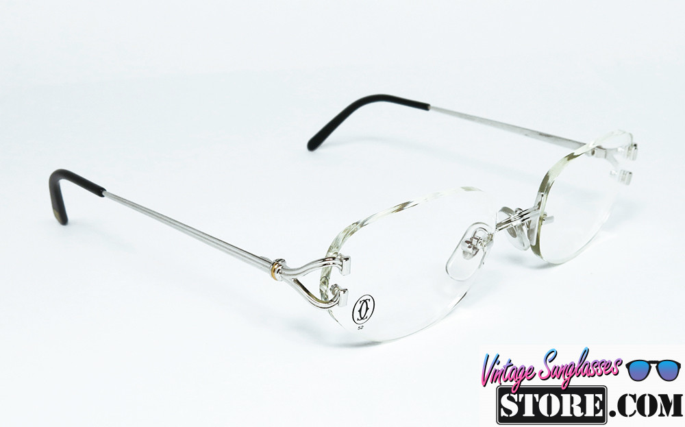Cartier PORTOFINO Platine rimless frame eyeglasses