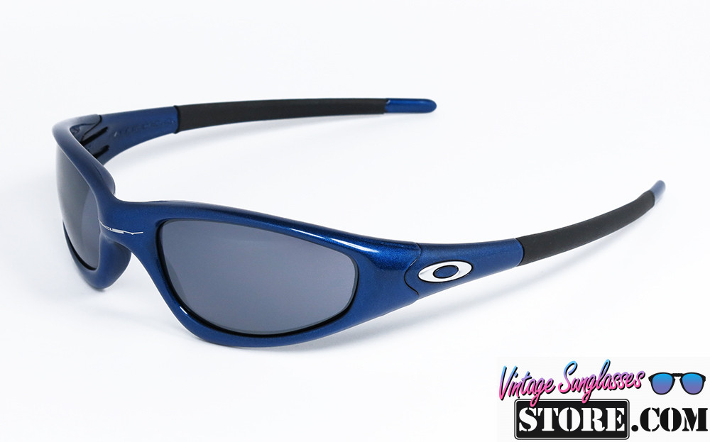 OAKLEY Straight Jacket METALLIC BLUE