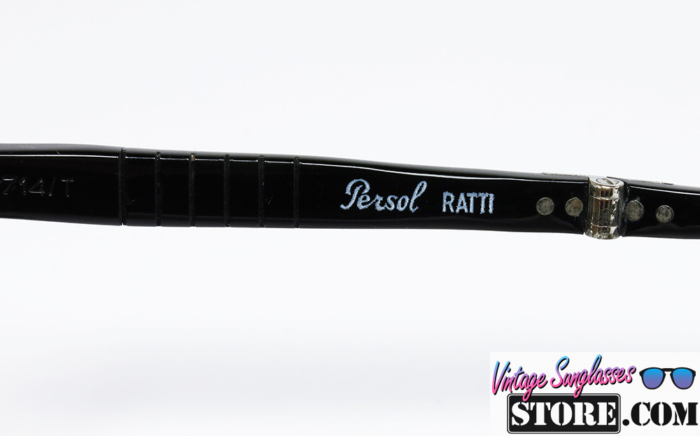 Persol RATTI 714/T col. 05 FOLDING Steve McQueen FULL SET