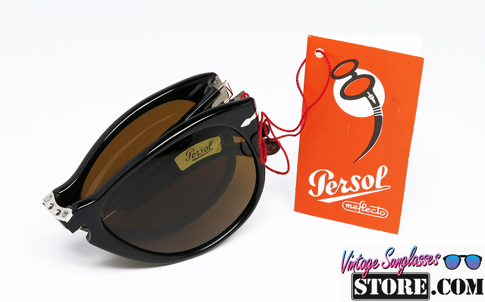 Persol RATTI 714/T col. 05 FOLDING Steve McQueen FULL SET