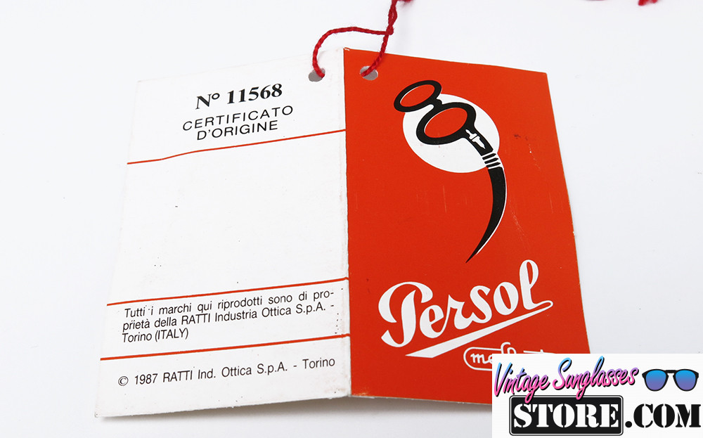 Persol RATTI 714/T col. 05 FOLDING Steve McQueen FULL SET