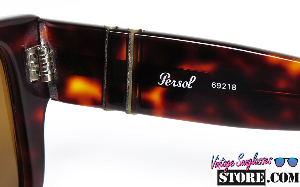 Persol RATTI 69218 col. 24 Spotted Tortoise Silver square sunglasses