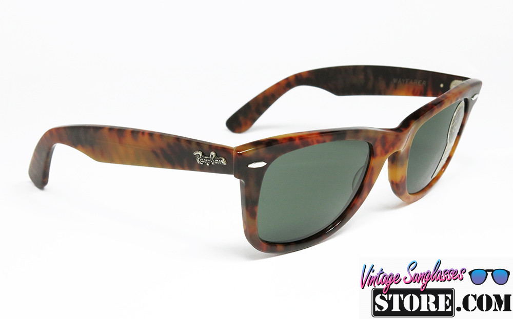 Ray Ban WAYFARER BL 5022 Blond Tortoise Silver G-15 vintage sunglasses