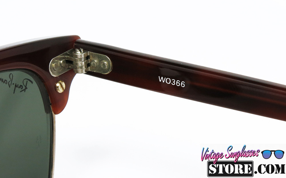 Ray Ban CLUBMASTER B&L WO366 Tortoise-Gold G-15 vintage