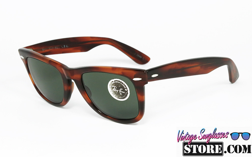 Ray Ban WAYFARER I B&L 5022 Mock Tortoise-Chrome Silver G-15