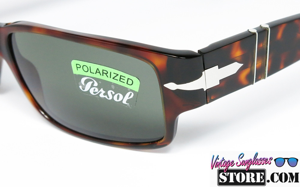 Persol 2832 S 24 58 POLARIZED Spotted Tortoise Silver sunglasses
