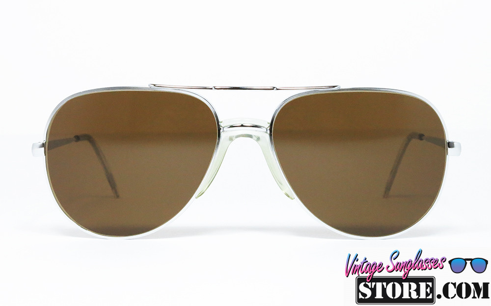 Luxottica 128 SILVER Aviator sunglasses