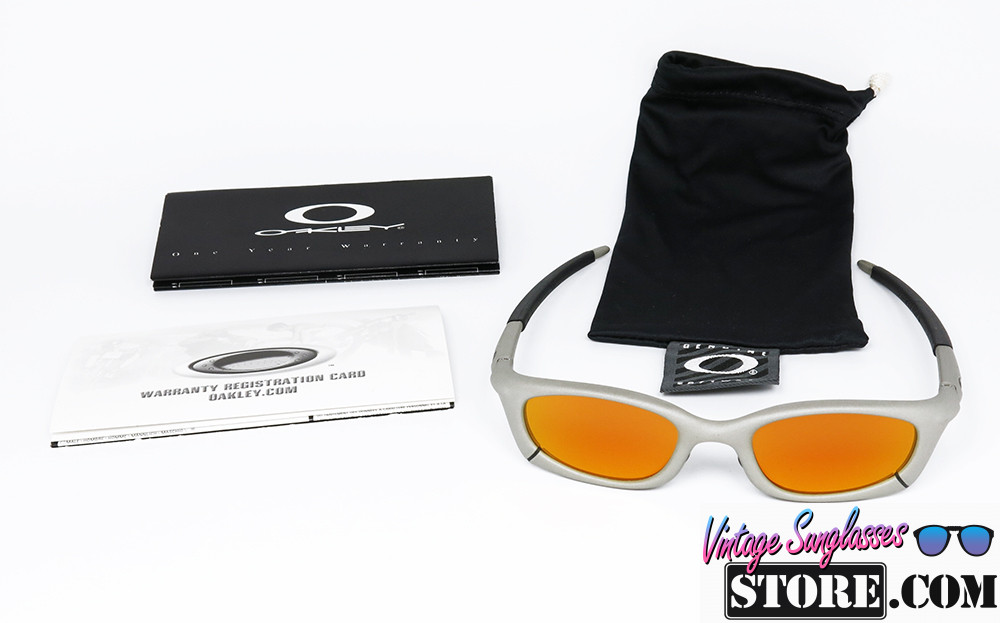 OAKLEY Mag Four Plasma MAGNESIUM Satin Gray-Silver Soft-square