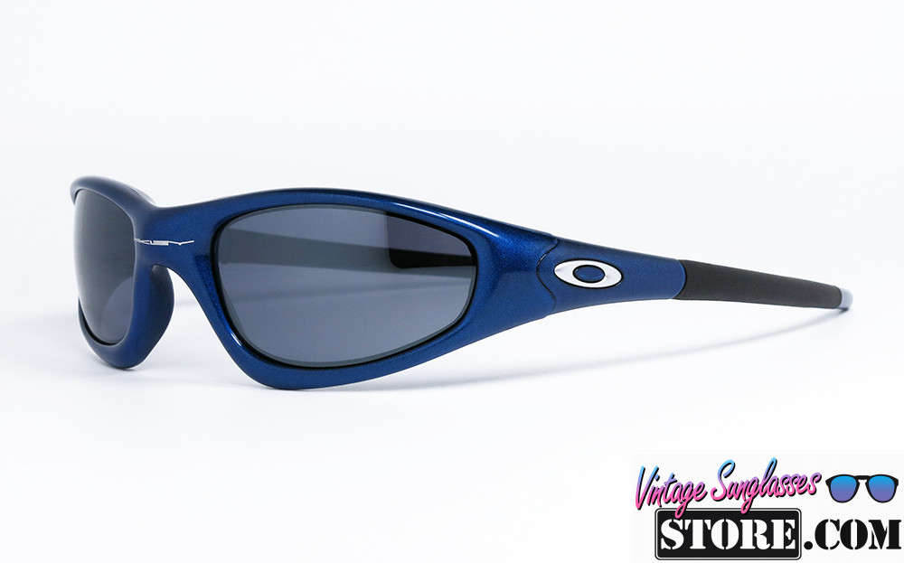 OAKLEY Straight Jacket METALLIC BLUE