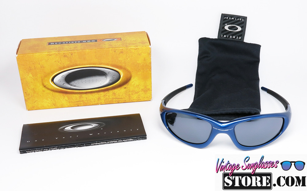 OAKLEY Straight Jacket METALLIC BLUE