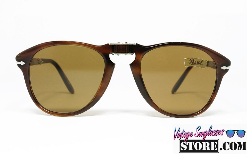 Persol RATTI 714/T col. 44 Folding Steve McQueen FULL SET