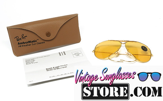 Ray Ban Shooter Ambermatic Bausch & Lomb 