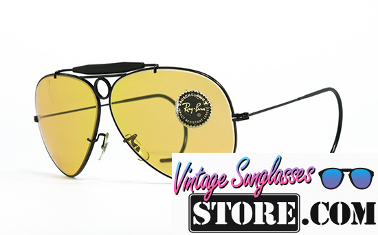 Ray Ban Shooter Ambermatic Black Bausch & Lomb 