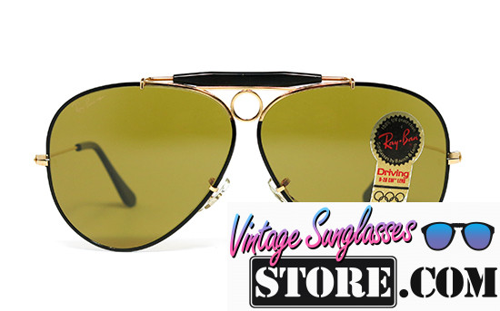 Ray Ban Shooter Chromax Black Gold Bausch Lomb