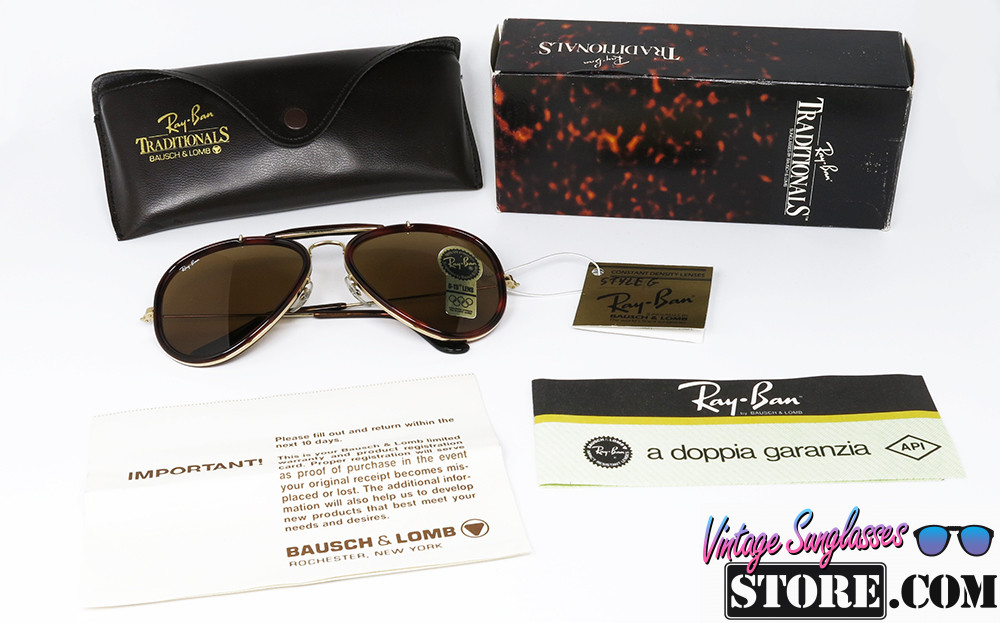 Ray Ban TRADITIONALS STYLE G 62mm B&L