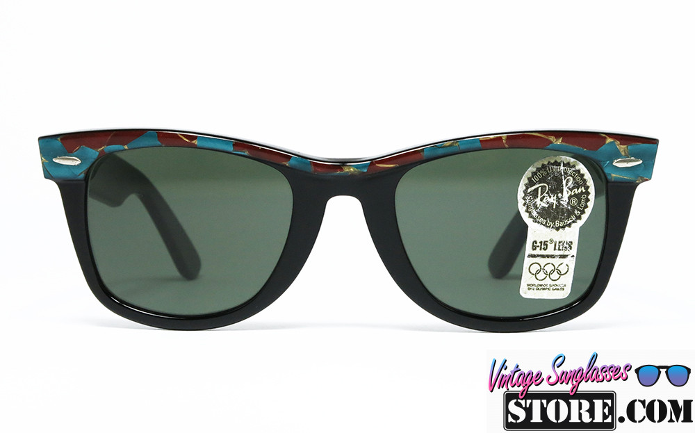 Turquoise sunglasses wayfarer on sale