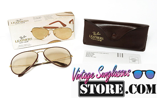 ヴィンテージレイバン　LEATHERS. BAUSCH ROME Ray Ban Large II Leathers Bausch & Lomb