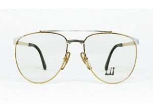 Dunhill 6034 col. 47 Gold & Silver aviator vintage frame front