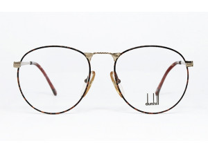 Dunhill 6065 col. 42 Spotted Brown & Gold vintage frame front