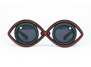 Linda Farrow YAZBUKEY YAZ/2/2 POLARIZED front