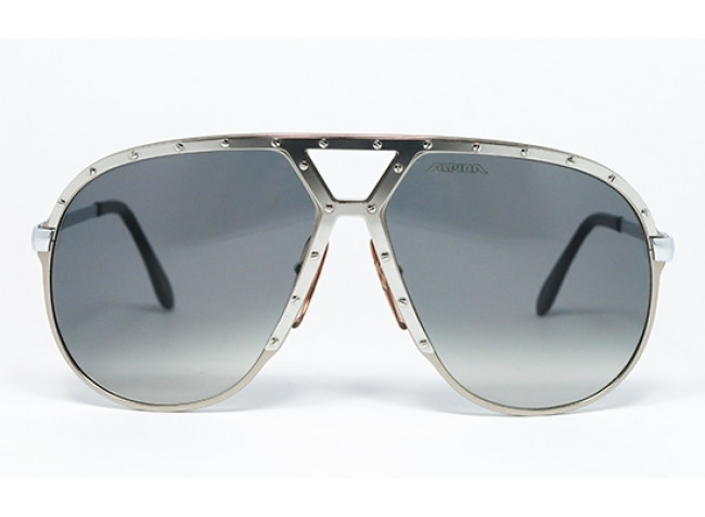 Alpina M1 64mm HANDMADE original vintage sunglasses front
