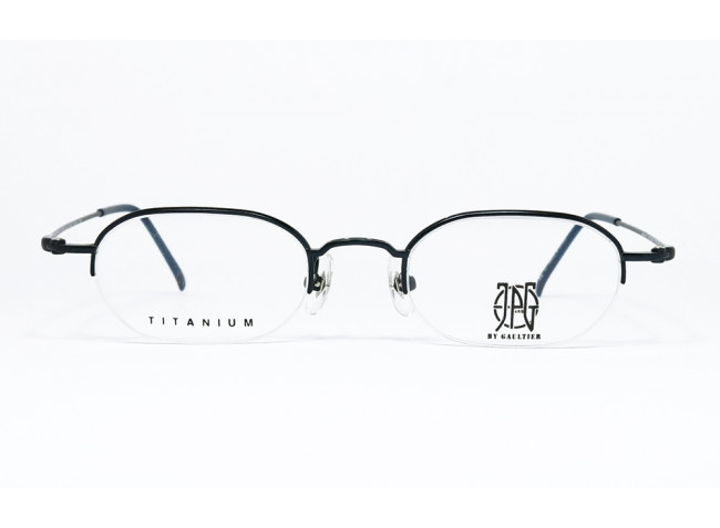 JPG BY GAULTIER 57-0018 TITANIUM-P Nylor BLACK original vintage frame front