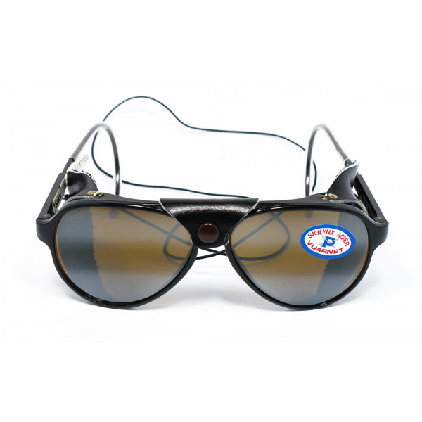 Vuarnet SKILYNX ACIER Black Aviator Side Shields sunglasses