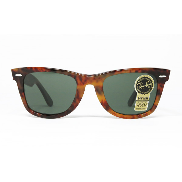 Ray Ban WAYFARER BL 5022 Blond Tortoise Silver G-15 vintage sunglasses