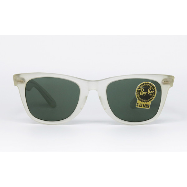 Ray Ban WAYFARER BL 5022 Blond Tortoise Silver G-15 vintage sunglasses