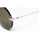 Cartier ROUND rimless TITANIUM original vintage sunglasses hinges details