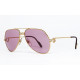 Cartier Vendome Louis Gold&Purple 56mm vintage sunglasses