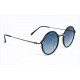 Jean Paul Gaultier 55-7261 MarbleGray-Dark Silver Round vintage sunglasses dettails