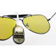 Ray Ban OUTDOORSMAN 58mm AMBERMATIC B&L original vintage seal