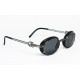 Jean Paul Gaultier 58-5201 oval Gray Metal & Black details