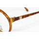 Dunhill 6114 col. 11 Striped Tortoise & Gold frame temple logo