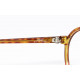 Dunhill 6114 col. 11 Striped Tortoise & Gold frame temple