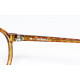 Dunhill 6114 col. 11 Striped Tortoise & Gold frame temple