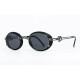 Jean Paul Gaultier 58-5201 oval Gray Metal & Black