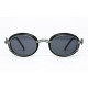 Jean Paul Gaultier 58-5201 oval Gray Metal & Black front