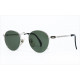 Jean Paul Gaultier 55-1178 Glossy Silver Round original vintage sunglasses 