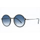 Jean Paul Gaultier 55-7261 MarbleGray-Dark Silver Round original vintage sunglasses